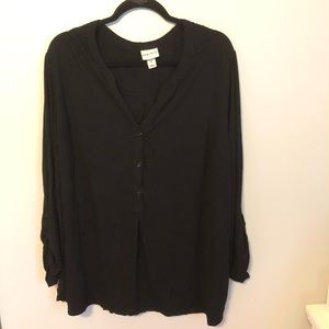 Ava & Viv Button Down Top :: 2X